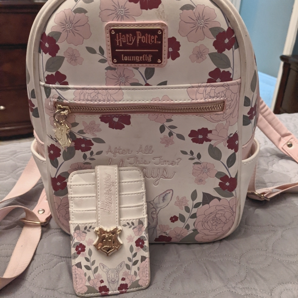 Harry Potter Loungefly Mini with Hard to Find Matching Cardholder